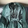 Rare Vintage Jacqueline Ferrar Forest Green 100% Wool Long Coat Size 6-10 Image 4