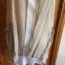 Stella Morgan Ladies Summer Biege & White dress Size 16 can post Image 3