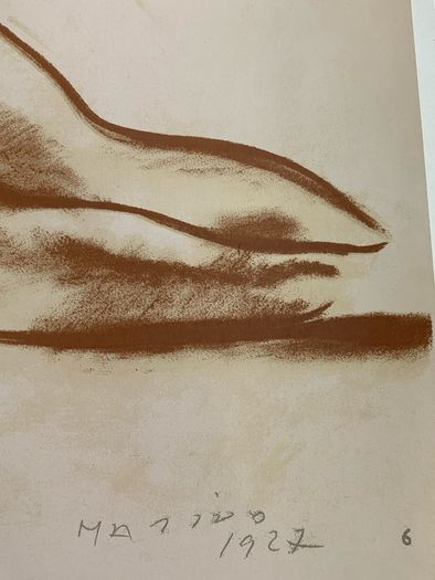 Vintage Marino Marini Riposo (Rest) lithograph