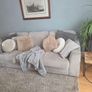Comfy grey 4 seater sofa Image 2