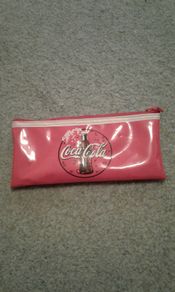 Vintage Coca Cola Plastic Pencil Case