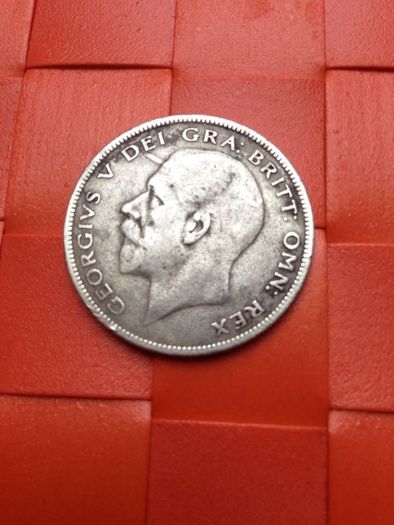 1936 Half Crown Silver Coin