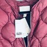 Burgundy Quilted Jacket - H&M - Size S Image 6