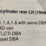 Peugeot 205 LH Brake wheel cylinder BWC3204 Image 2