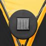 Party Tent with LED and 4 Sidewalls 3.6x3.6x2.3 m Yellow Image 3