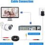 BNC Security Camera Cable, 5-50M Length, Compatible with DVR/CCTV/AHD/CVI/TVI Systems, Black (5M) Image 5