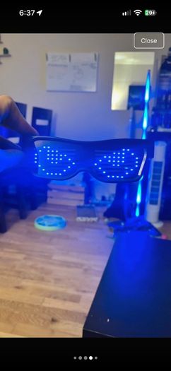 Funky LED glasses