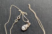 Celtic design silver chain and pendant