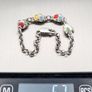 Vintage Enameled Fish Sterling Silver Bracelet Image 9