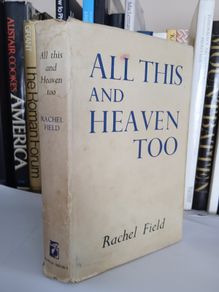 All This, and Heaven Too by Rachel Field (LP202)