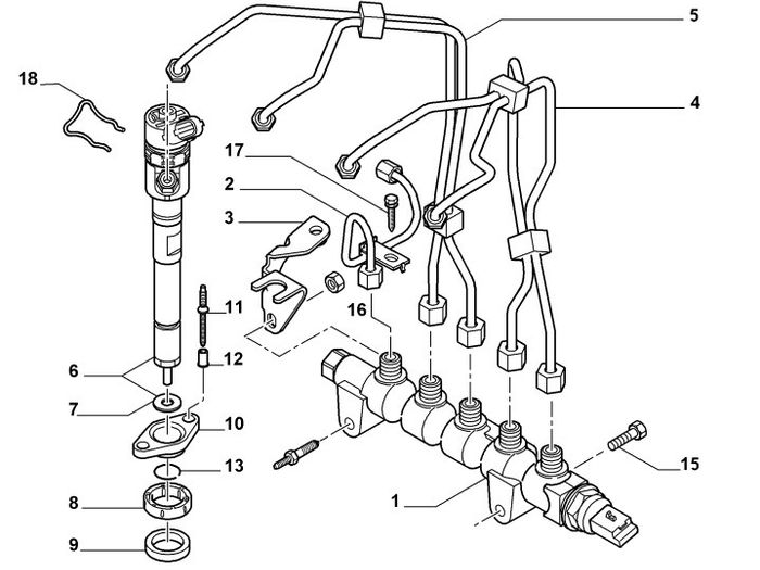 Injector Bush (Fiat Peugeot 1.6 HDi)