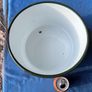 Vintage circular enamel bread bread Image 4