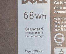 Dell GJKNX 68Wh Laptop Battery Works Fine