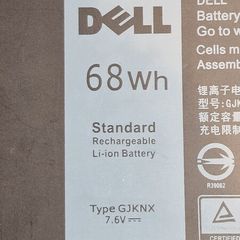 Dell GJKNX 68Wh Laptop Battery Works Fine