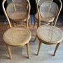 Set of 4 vintage Thonet bentwood cane bistro chairs Image 2
