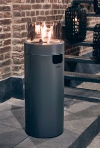 Enders Nova LED L Black/Silver Smokeless Fire Column