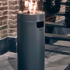 Enders Nova LED L Black/Silver Smokeless Fire Column