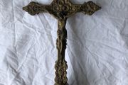 Large Brass Crucifix