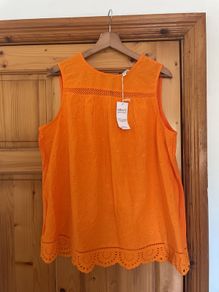 Next orange plus size top