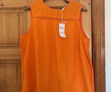 Next orange plus size top