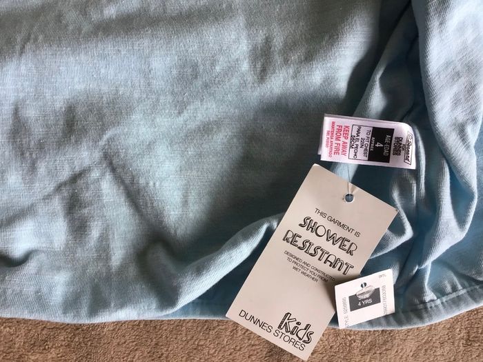 Girls light jacket coat size 4 years