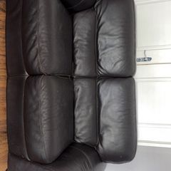 Real Italian leather sofas