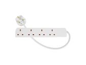 4 Gang Extension Lead Surge Protection 5 Meter Cable