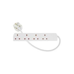 4 Gang Extension Lead Surge Protection 5 Meter Cable