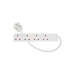 4 Gang Extension Lead Surge Protection 5 Meter Cable