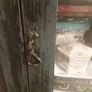 Antique Early 1900s Restored Linen Cabinet Lock and Key Image 5