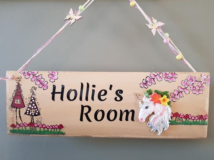 Handmade Personalised Bedroom Signs
