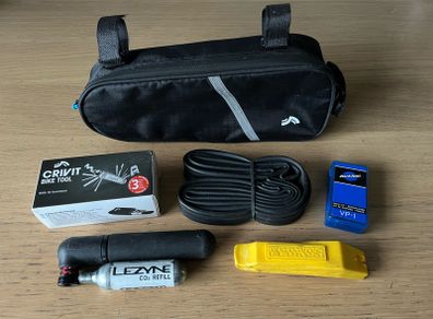 Frame Bag and Supplies
