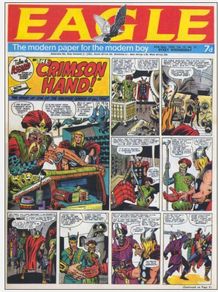 Eagle Comic 25th May 1968 Vol. 19 #21 -Hulton Press UK Vintage Comic Featuring Dan Dare and Thor -Tales of Asgard