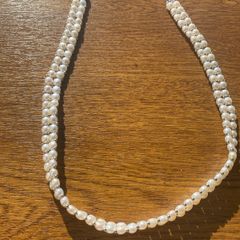 925 Silver and pearl necklace