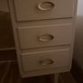 Beautiful Midcentury white desk Image 8
