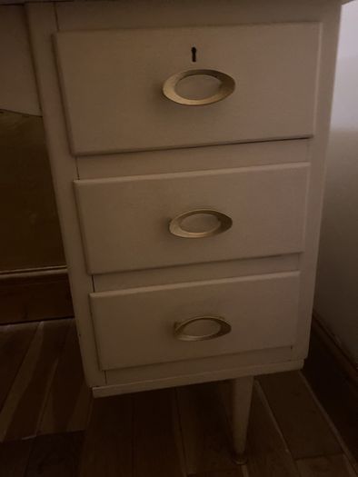 Beautiful Midcentury white desk