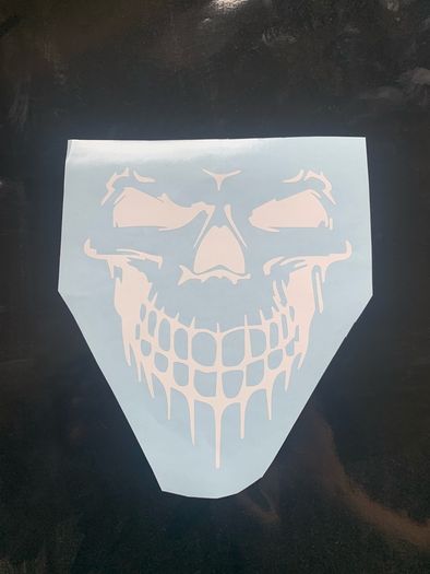 motorcycle helmet decal