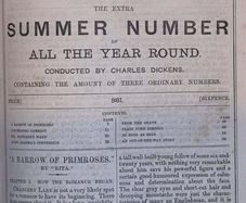 Charles Dickens. All The Year Round. Rare Error. 1862 onwards.