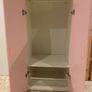 Child pink IKEA wardrobe Image 2