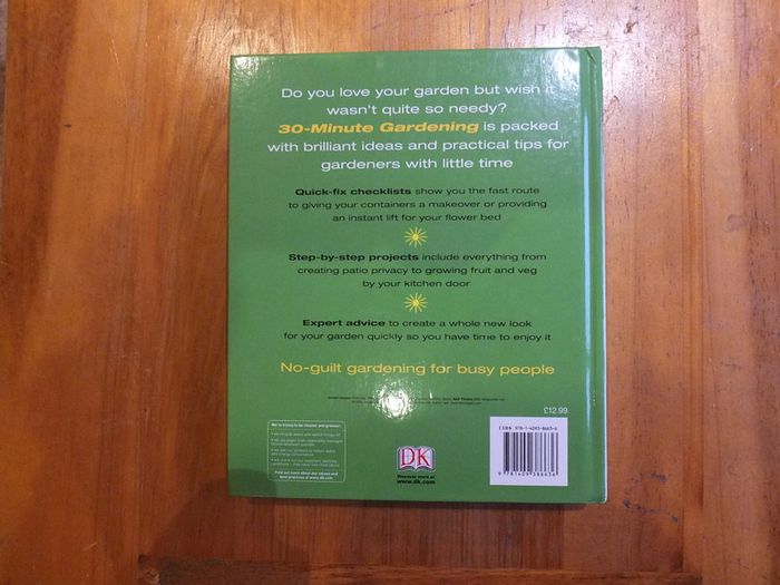 30 Minute Gardening, Hardcover