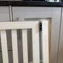 White wooden stair gate Image 6