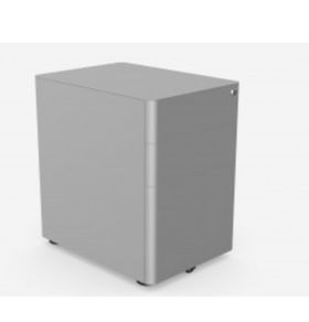 pedestal MODA silver 3 drawer x2