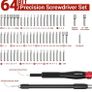 64 in 1 Precision Screwdriver Set Mini Magnetic Torx Screw Driver Bit DIY Electronics Repair Tools Kit for iPhone Laptop PC MacBook Xbox Watch Glasses Game Console Small Appliances and More (FREE POSTAGE) Image 2