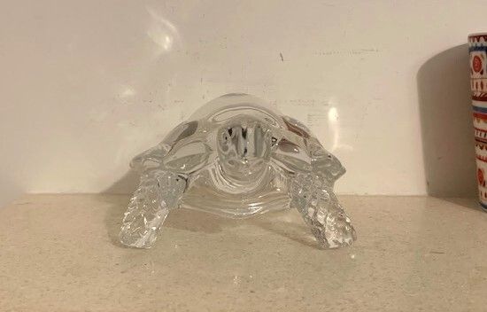 Vintage Crystal Tortoise 1970s