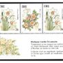1990 Ireland Irish Garden Flowers Commemorative Stamp Booklet Mint Never Hinged (MNH). Scanned images of panes included but item is complete booklet Image 3