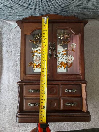 Beautiful Antique Wooden Jewellery Cabinet