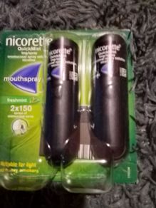 Nicorrette spray quick mist x 2