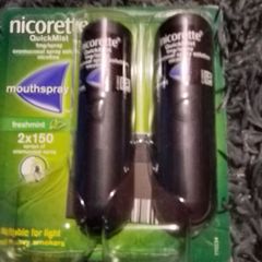 Nicorrette spray quick mist x 2
