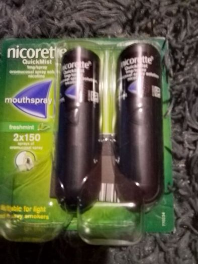 Nicorrette spray quick mist x 2