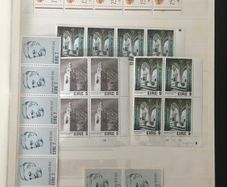 1970-1990s Ireland Used and Mint in Blue 32 page 16 leave Stamp Stockbook